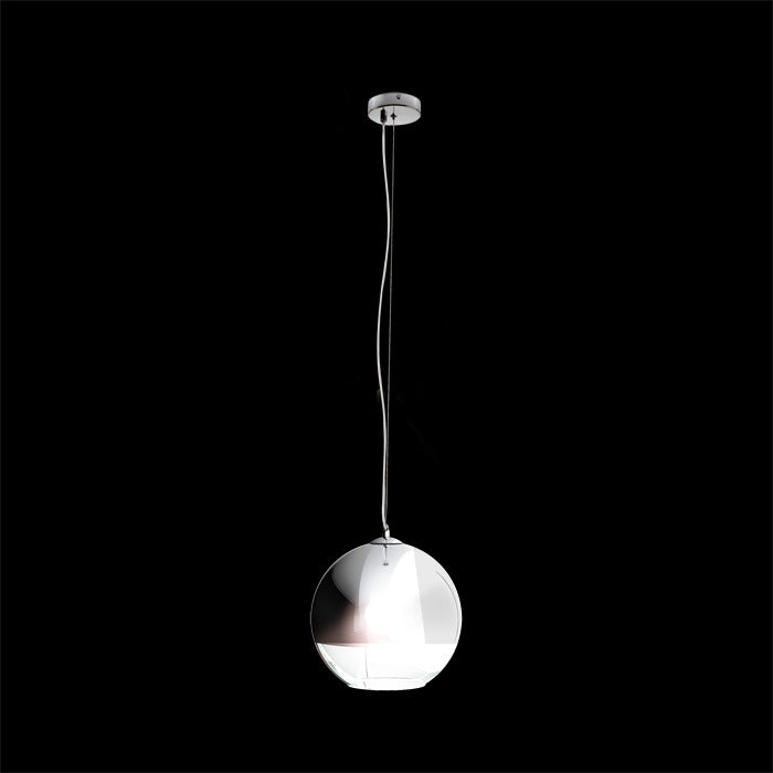 BEAU MONDE 35 závěsná chromované sklo/čiré sklo 230V LED E27 15W