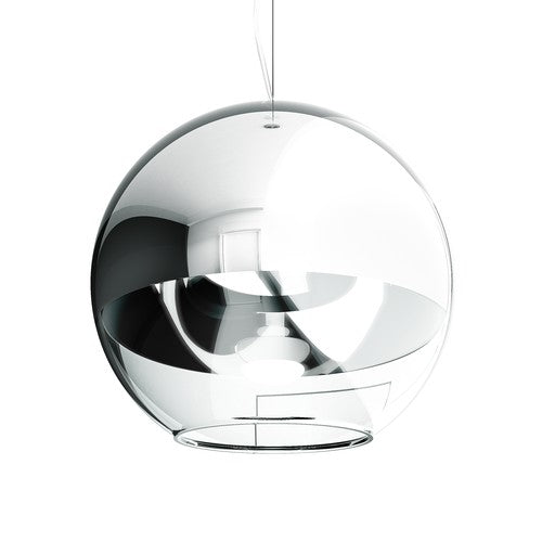 BEAU MONDE 35 závěsná chromované sklo/čiré sklo 230V LED E27 15W