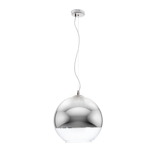 BEAU MONDE 35 závěsná chromované sklo/čiré sklo 230V LED E27 15W