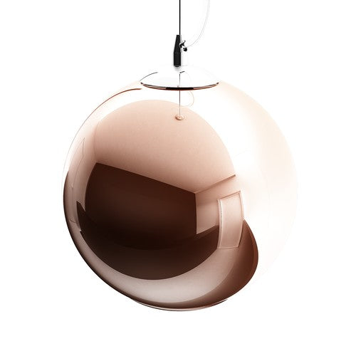 BEAU MONDE 25 závěsná měděné sklo 230V LED E27 15W