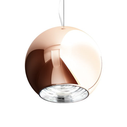 BEAU MONDE 25 závěsná měděné sklo 230V LED E27 15W