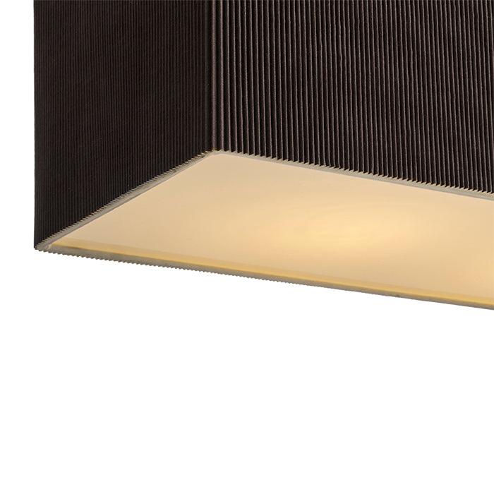 LOPE 80 závěsná černá matný nikl 230V LED E27 4x15W