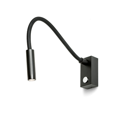 AIM na husím krku černá 230V LED 3W 45° 3000K