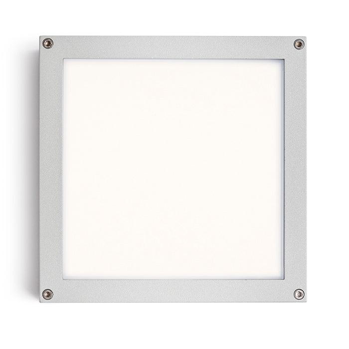 SCOTT stropní stříbrnošedá 230V LED 9.8W IP54 3000K