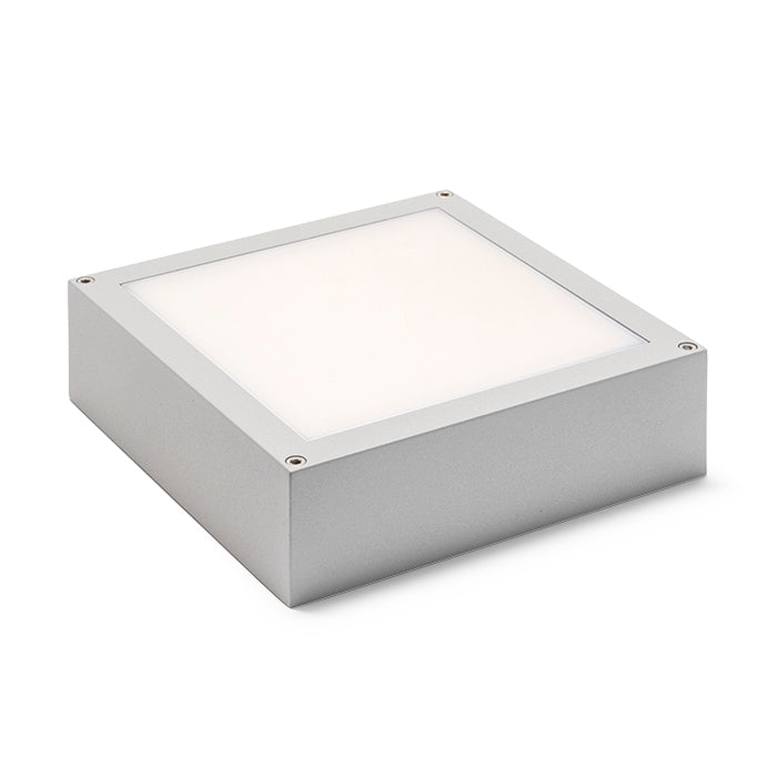 SCOTT stropní stříbrnošedá 230V LED 9.8W IP54 3000K
