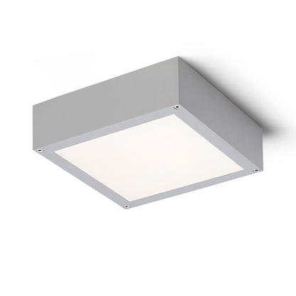 SCOTT stropní stříbrnošedá 230V LED 9.8W IP54 3000K
