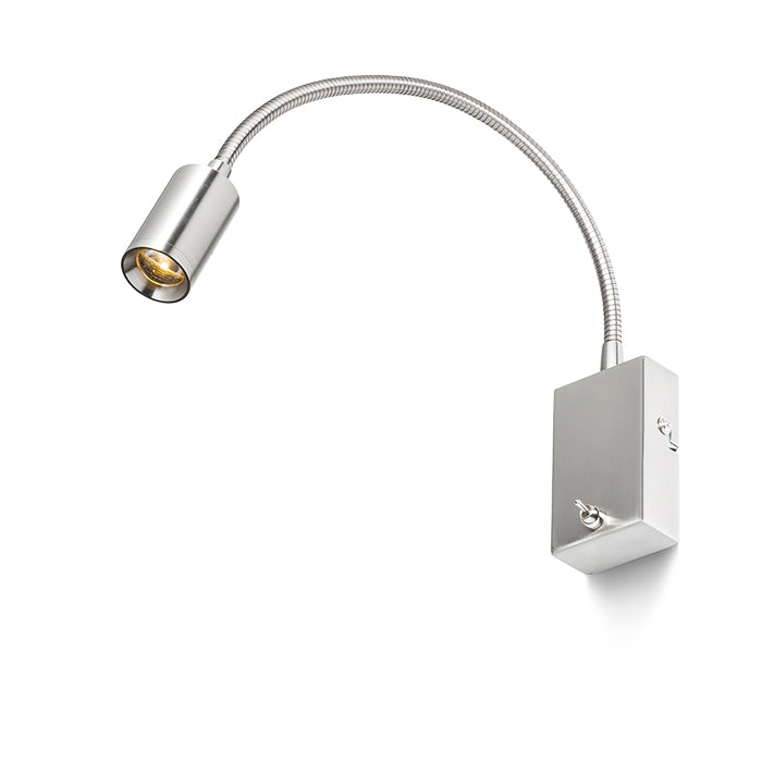 VERSA nástěnná matný nikl 230V LED 3W 40° 3000K