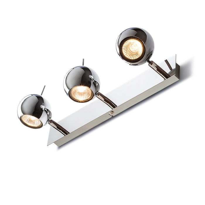 GLOSSY III chrom 230V LED GU10 3x8W