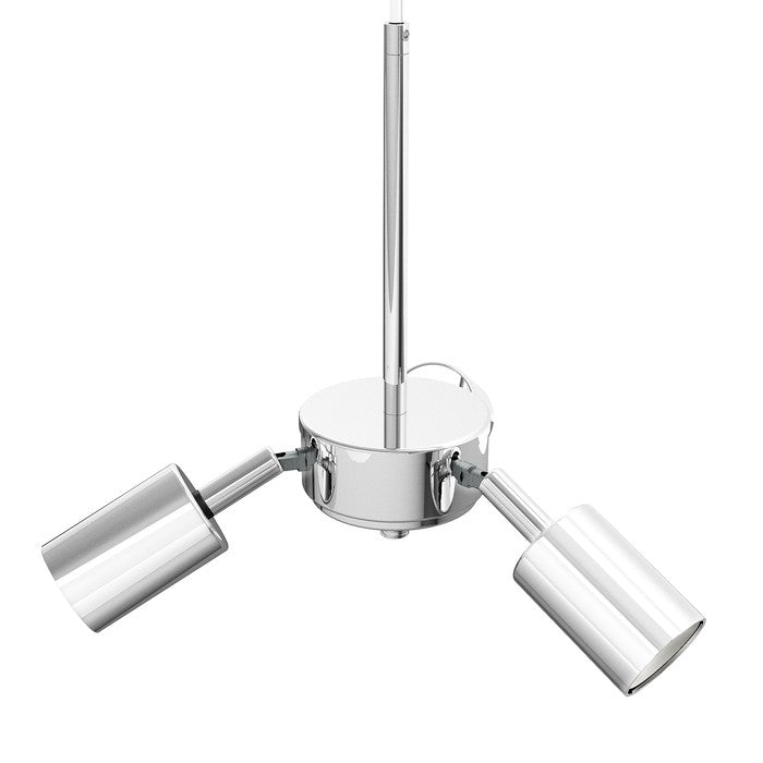 TRIX závěsná sada chrom 230V LED E27 3x15W