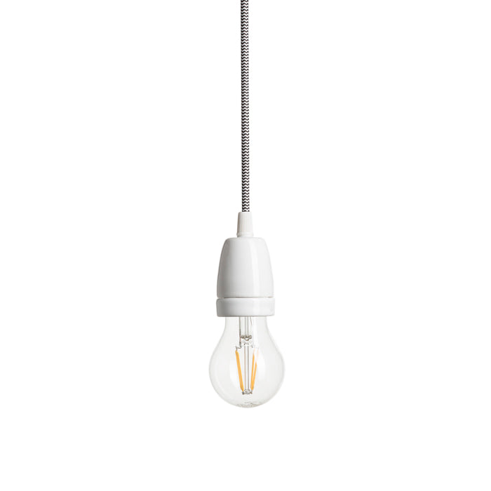 FABIO závěsná sada černá/bílá porcelán 230V LED E27 15W