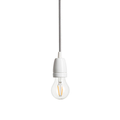 FABIO závěsná sada černá/bílá porcelán 230V LED E27 15W