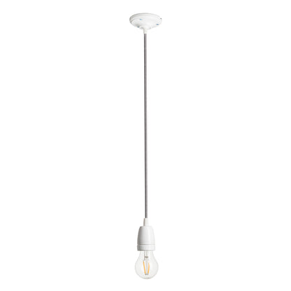 FABIO závěsná sada černá/bílá porcelán 230V LED E27 15W