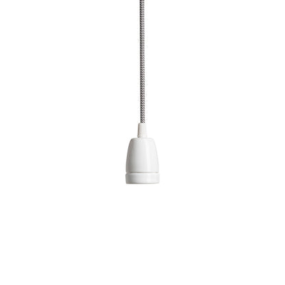 FABIO závěsná sada černá/bílá porcelán 230V LED E27 15W