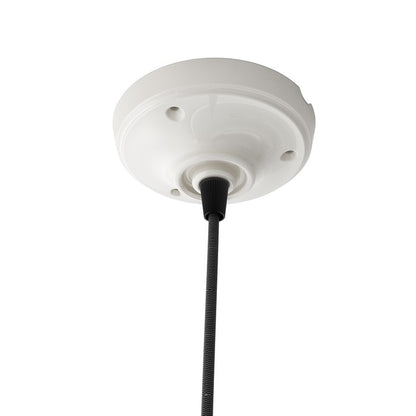 FABIO závěsná sada černá/bílá porcelán 230V LED E27 15W