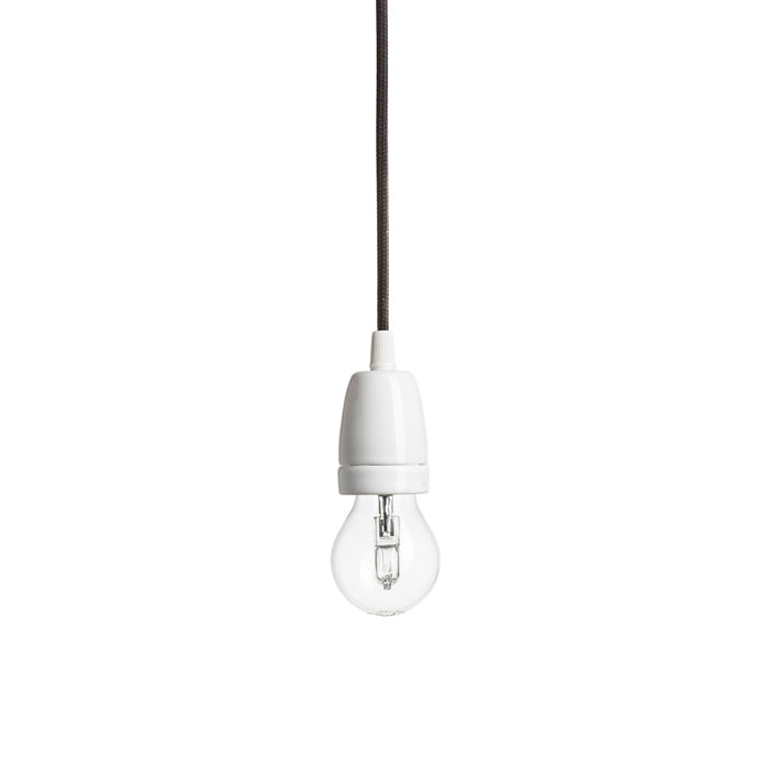 FABIO závěsná sada černá porcelán 230V LED E27 15W