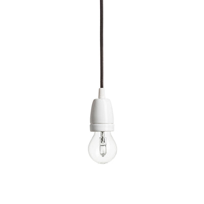 FABIO závěsná sada černá porcelán 230V LED E27 15W