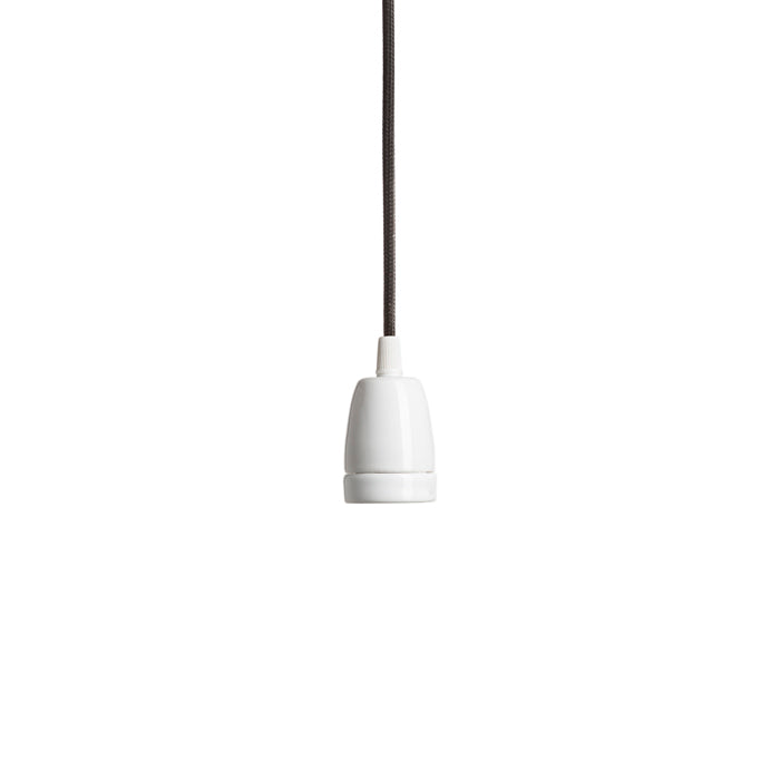 FABIO závěsná sada černá porcelán 230V LED E27 15W