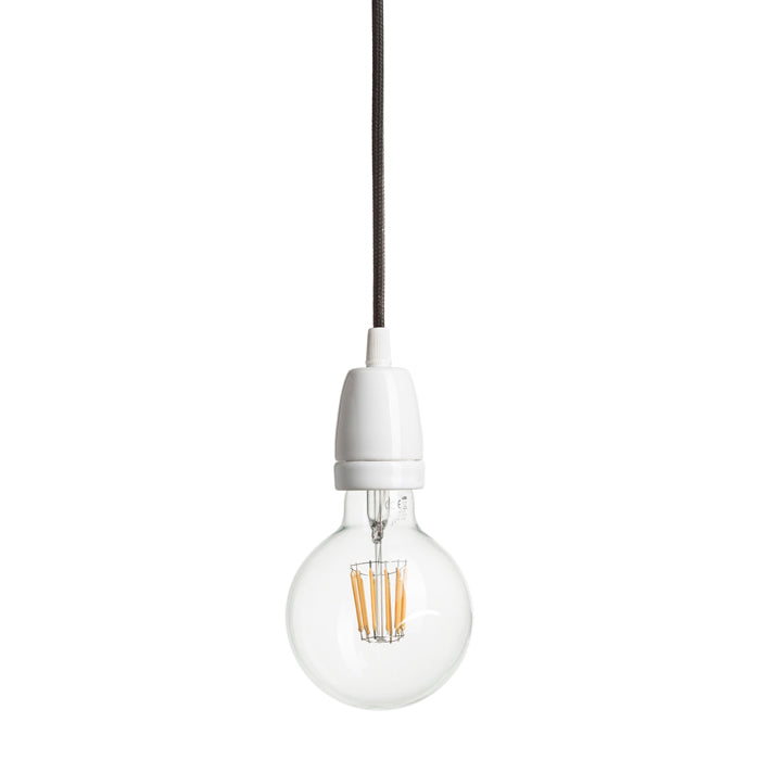 FABIO závěsná sada černá porcelán 230V LED E27 15W