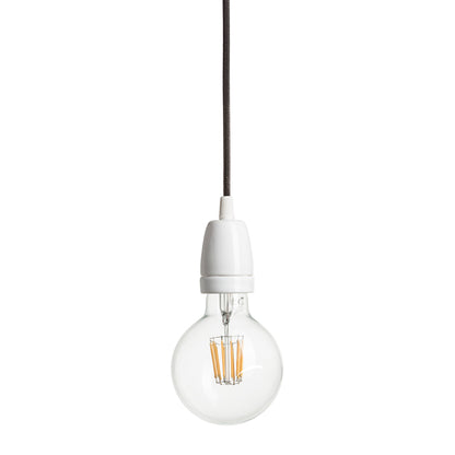 FABIO závěsná sada černá porcelán 230V LED E27 15W