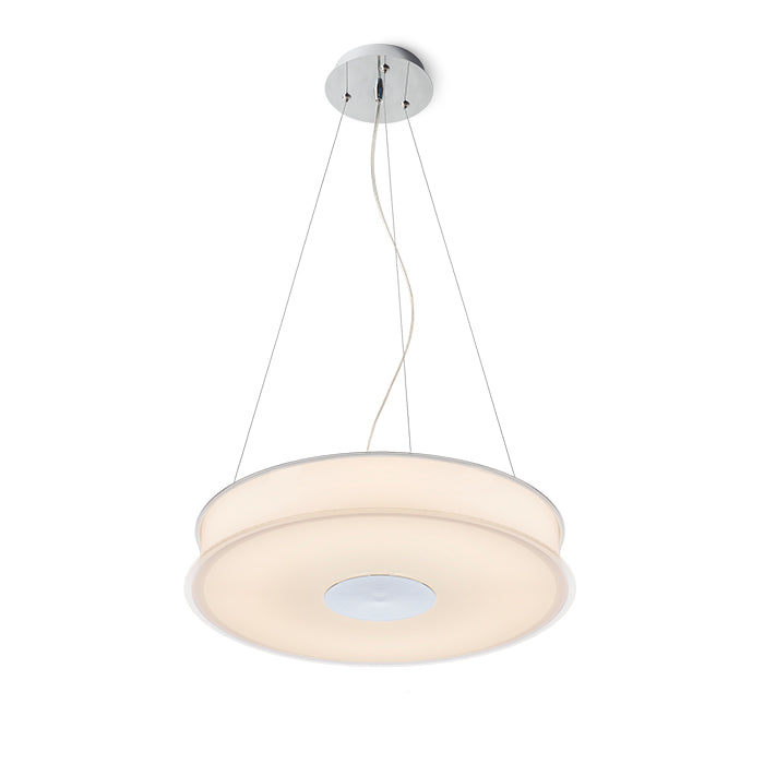 ASTERI závěsná satinované sklo/chrom 230V 2GX13 40W