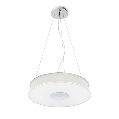 ASTERI závěsná satinované sklo/chrom 230V 2GX13 40W