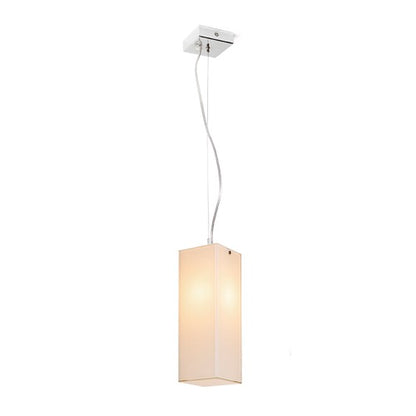 LUCIA 30x10 závěsná satinované sklo/chrom 230V LED E27 15W