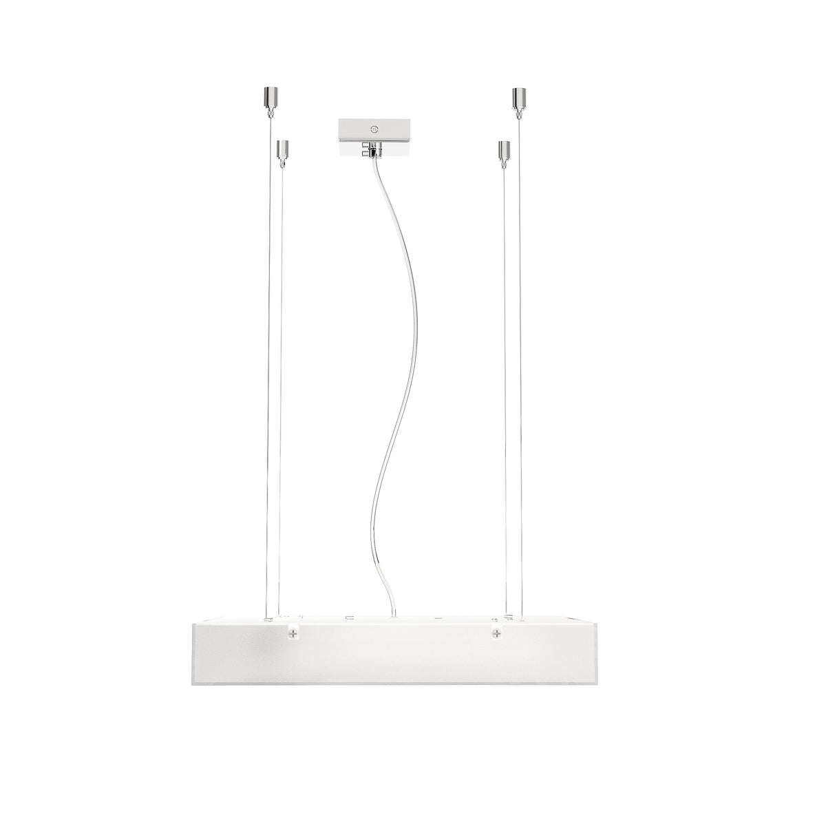 STRUCTURAL 40x40 závěsná satinované sklo 230V 2G11 2x24W