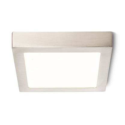 SLENDER SQ 22 přisazená matný nikl 230V LED 18W 3000K