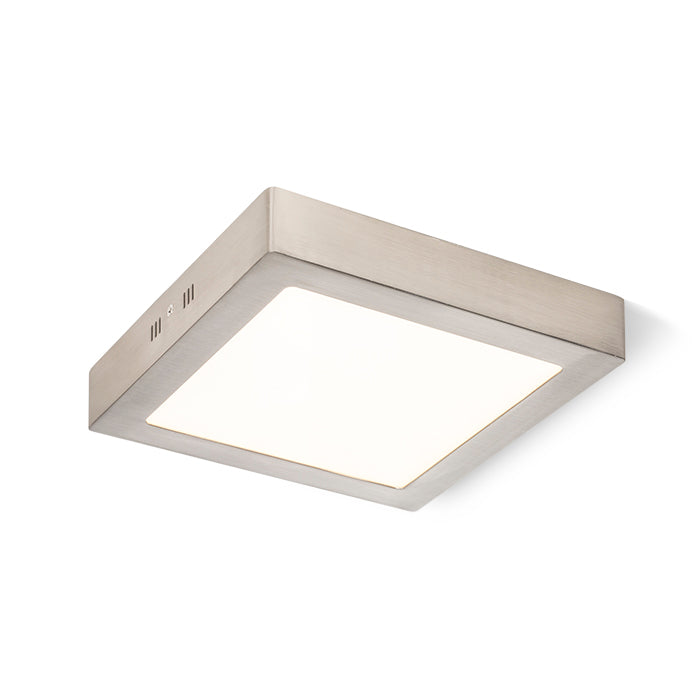 SLENDER SQ 22 přisazená matný nikl 230V LED 18W 3000K