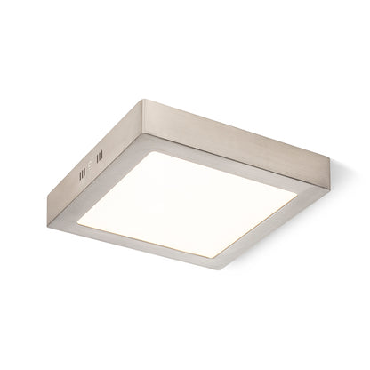 SLENDER SQ 22 přisazená matný nikl 230V LED 18W 3000K