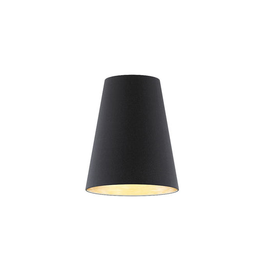 CONNY 25/30 stolní stínidlo Polycotton černá/měděná fólie max. 23W