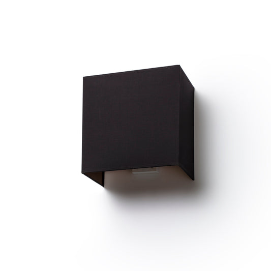 LOPE W 25/14 nástěnná Polycotton černá/měděná fólie 230V LED E27 15W