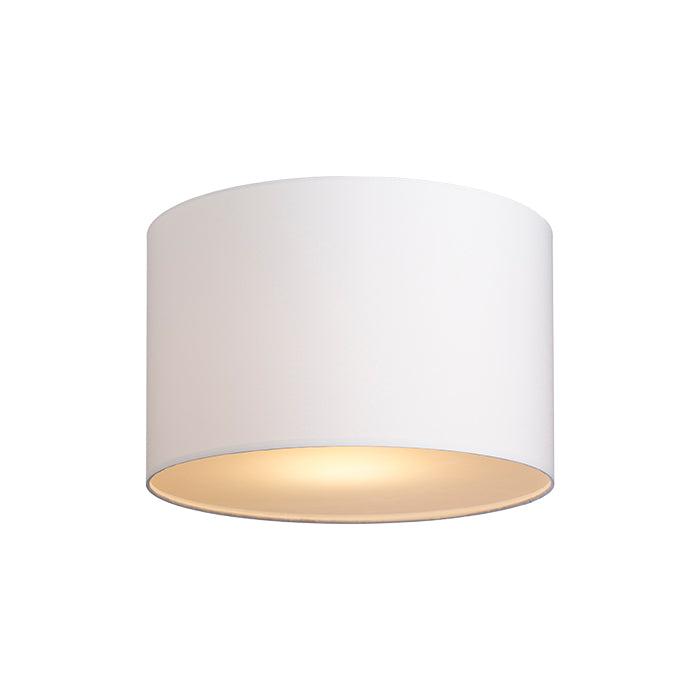 RON 40/25 stínidlo Polycotton bílá/bílé PVC max. 23W