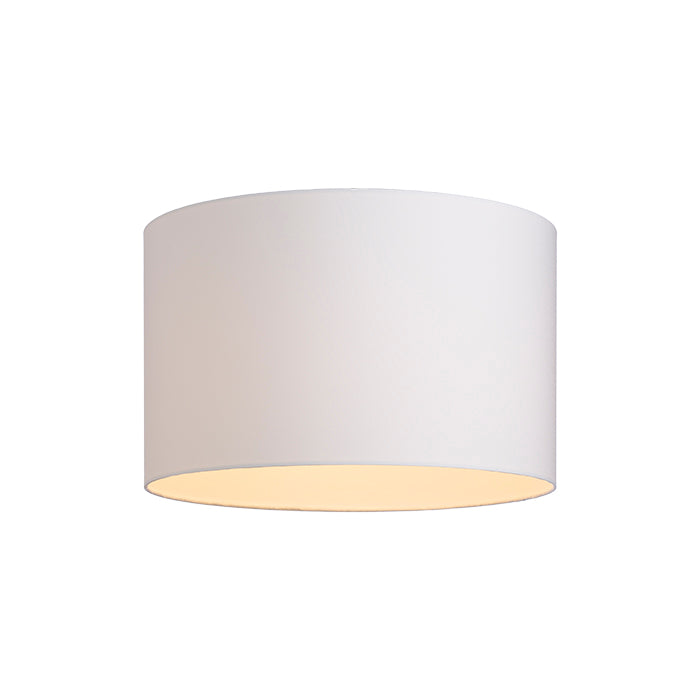 RON 40/25 stínidlo Polycotton bílá/bílé PVC max. 23W