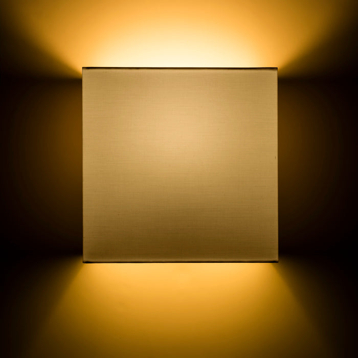 LOPE W 25/14 nástěnná Polycotton bílá/bílé PVC 230V LED E27 15W