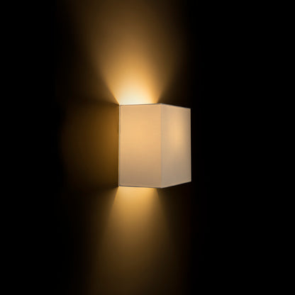 LOPE W 25/14 nástěnná Polycotton bílá/bílé PVC 230V LED E27 15W