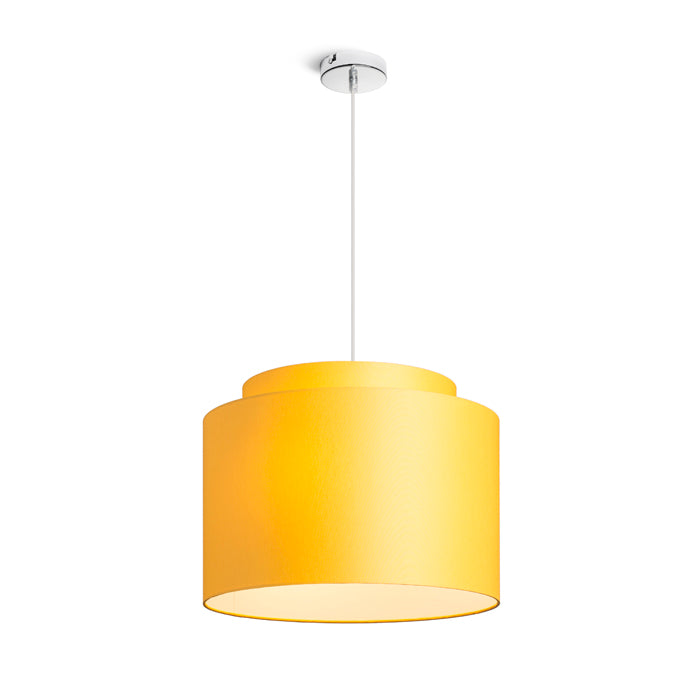 DOUBLE 40/30 stínidlo Chintz meruňková/bílé PVC max. 23W