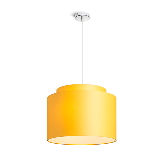 DOUBLE 40/30 stínidlo Chintz meruňková/bílé PVC max. 23W