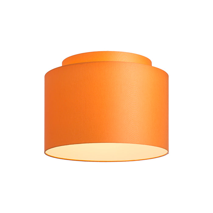 DOUBLE 40/30 stínidlo Chintz oranžová/bílé PVC max. 23W