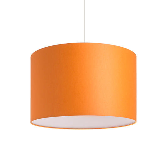 RON 40/25 stínidlo Chintz oranžová/bílé PVC max. 23W
