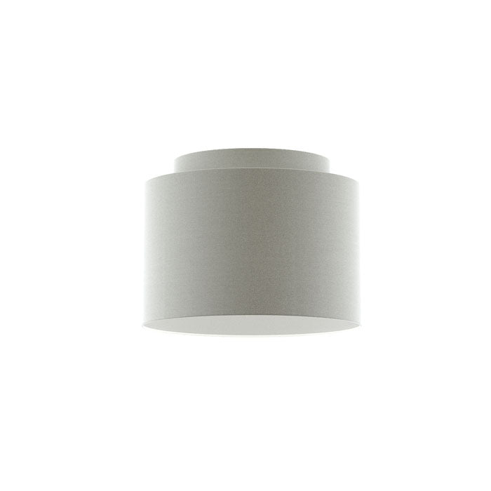 DOUBLE 40/30 stínidlo Chintz světle šedá/bílé PVC max. 23W