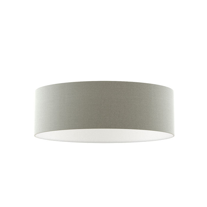 RON 60/19 stínidlo Chintz světle šedá/bílé PVC max. 23W
