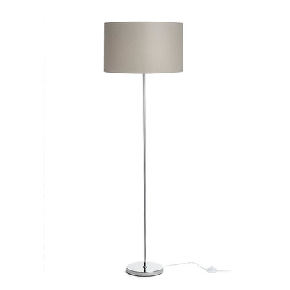 RON 40/25 stínidlo Chintz světle šedá/bílé PVC max. 23W