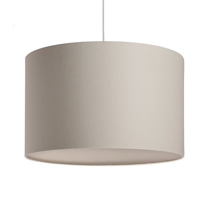 RON 40/25 stínidlo Chintz světle šedá/bílé PVC max. 23W