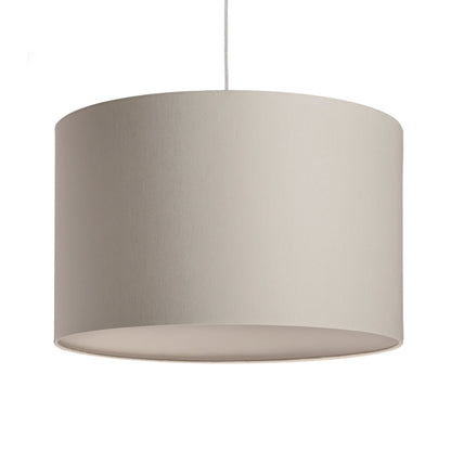 RON 40/25 stínidlo Chintz světle šedá/bílé PVC max. 23W