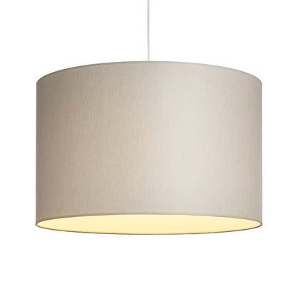 RON 40/25 stínidlo Chintz světle šedá/bílé PVC max. 23W