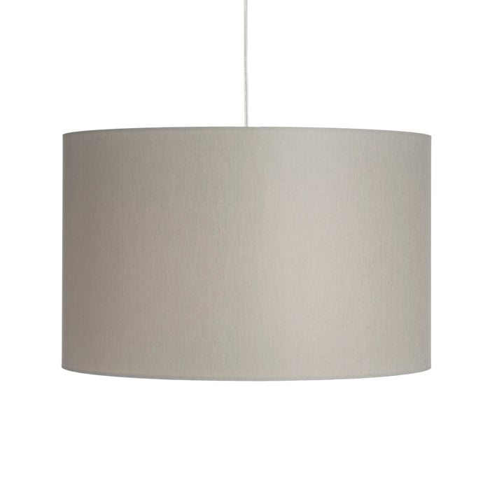 RON 40/25 stínidlo Chintz světle šedá/bílé PVC max. 23W