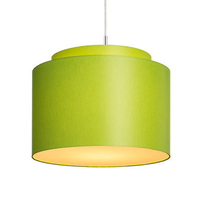 DOUBLE 40/30 stínidlo Chintz limetková/bílé PVC max. 23W