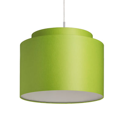 DOUBLE 40/30 stínidlo Chintz limetková/bílé PVC max. 23W