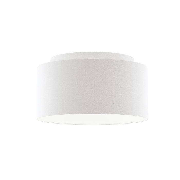 DOUBLE 55/30 stínidlo Polycotton bílá/bílé PVC max. 23W